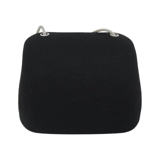 Chanel Millennium Jersey, Black, Cotton, Shoulder Bag