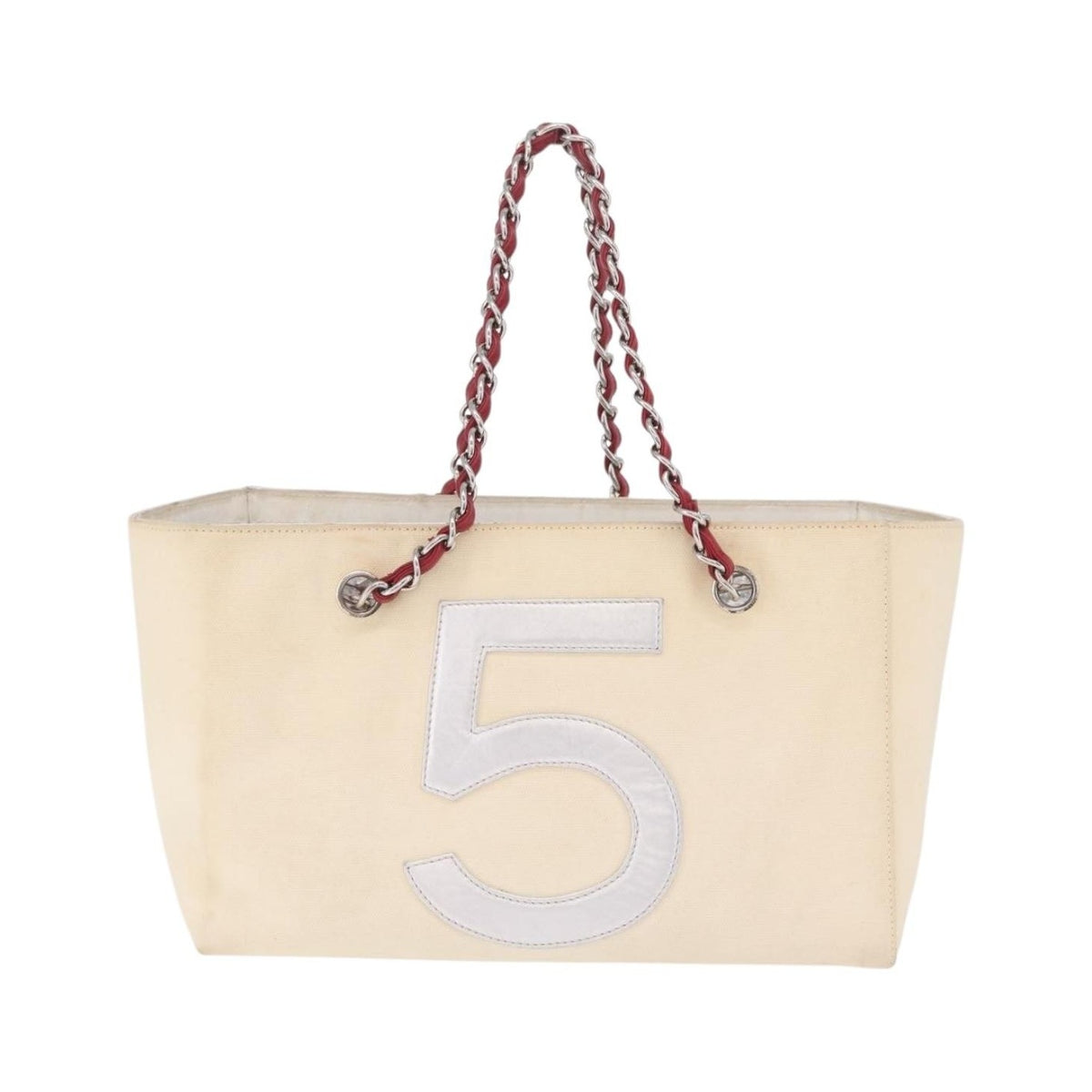 Chanel No.5 Canvas and Leather, Beige, Canvas, Tote Bag