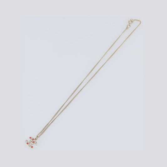 Chanel Rainbow CC Pendant Metal and Crystals, Multicolour, Metal, Necklace