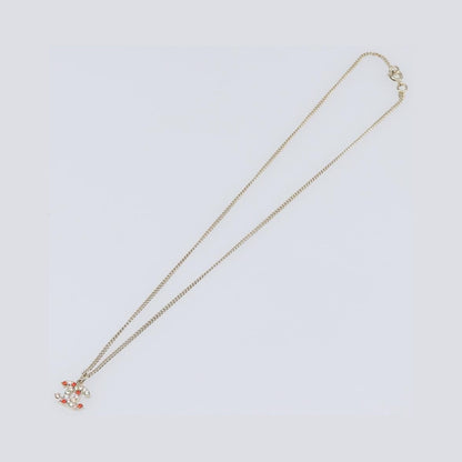 Chanel Rainbow CC Pendant Metal and Crystals, Multicolour, Metal, Necklace
