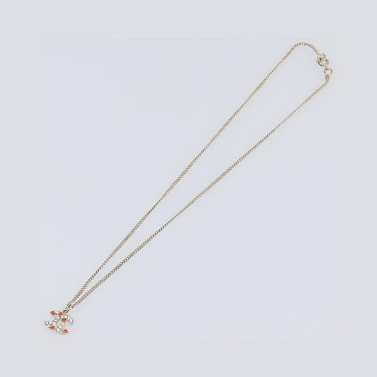 Chanel Rainbow CC Pendant Metal and Crystals, Multicolour, Metal, Necklace