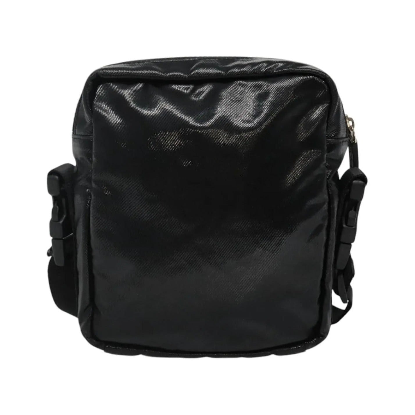 Chanel Sport Line Messenger Coated Canvas, Black, Canvas, Shoulder Bag