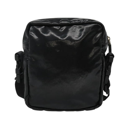 Chanel Sport Line Messenger Coated Canvas, Black, Canvas, Shoulder Bag