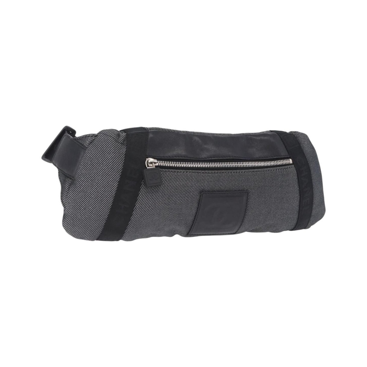 Chanel Sport Line Waist Canvas, Black, Canvas, Handbag
