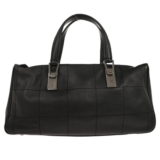 Chanel Square Stitch CC Boston Bag - Brandsamsara