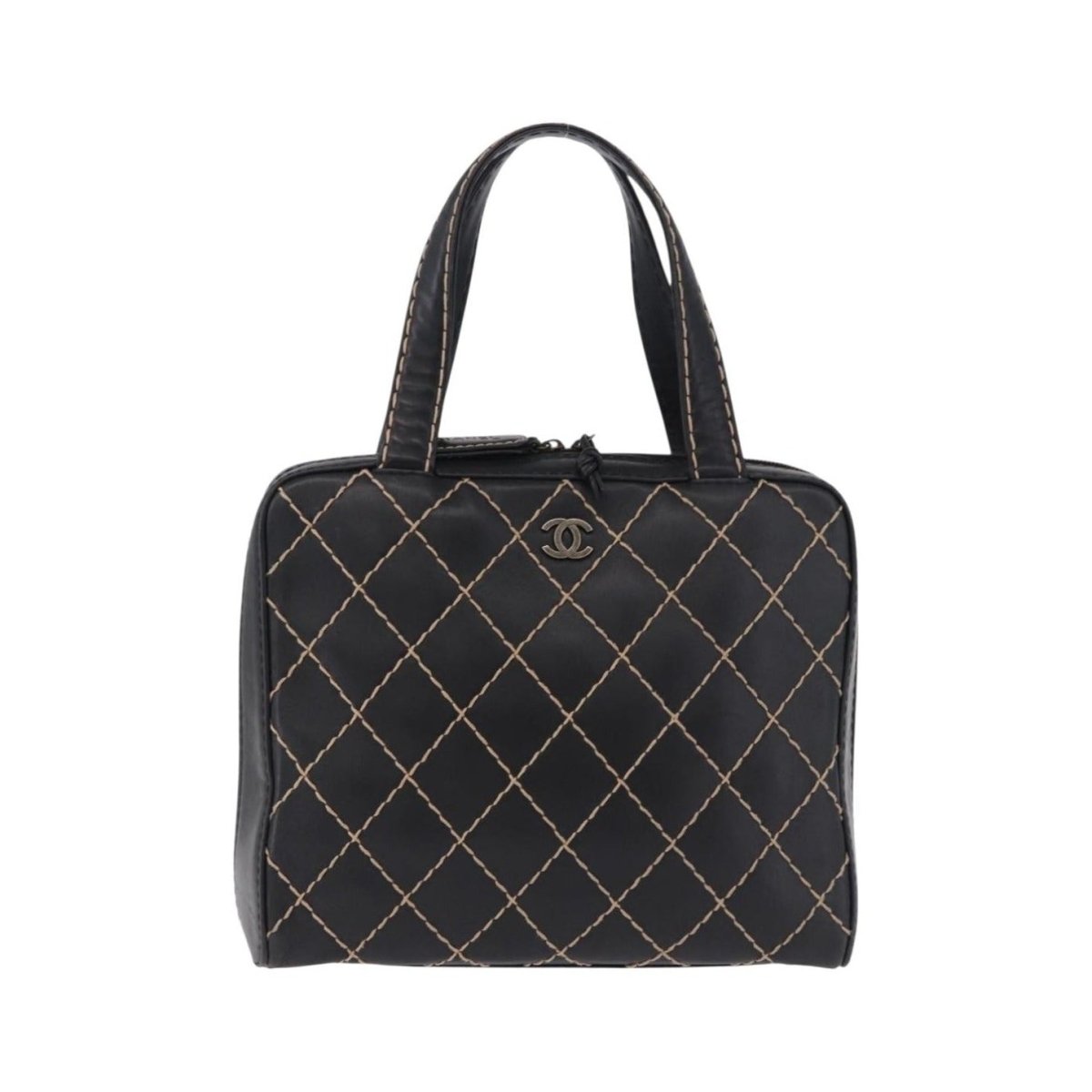 Chanel Surpique Zip Around Satchel - Brandsamsara