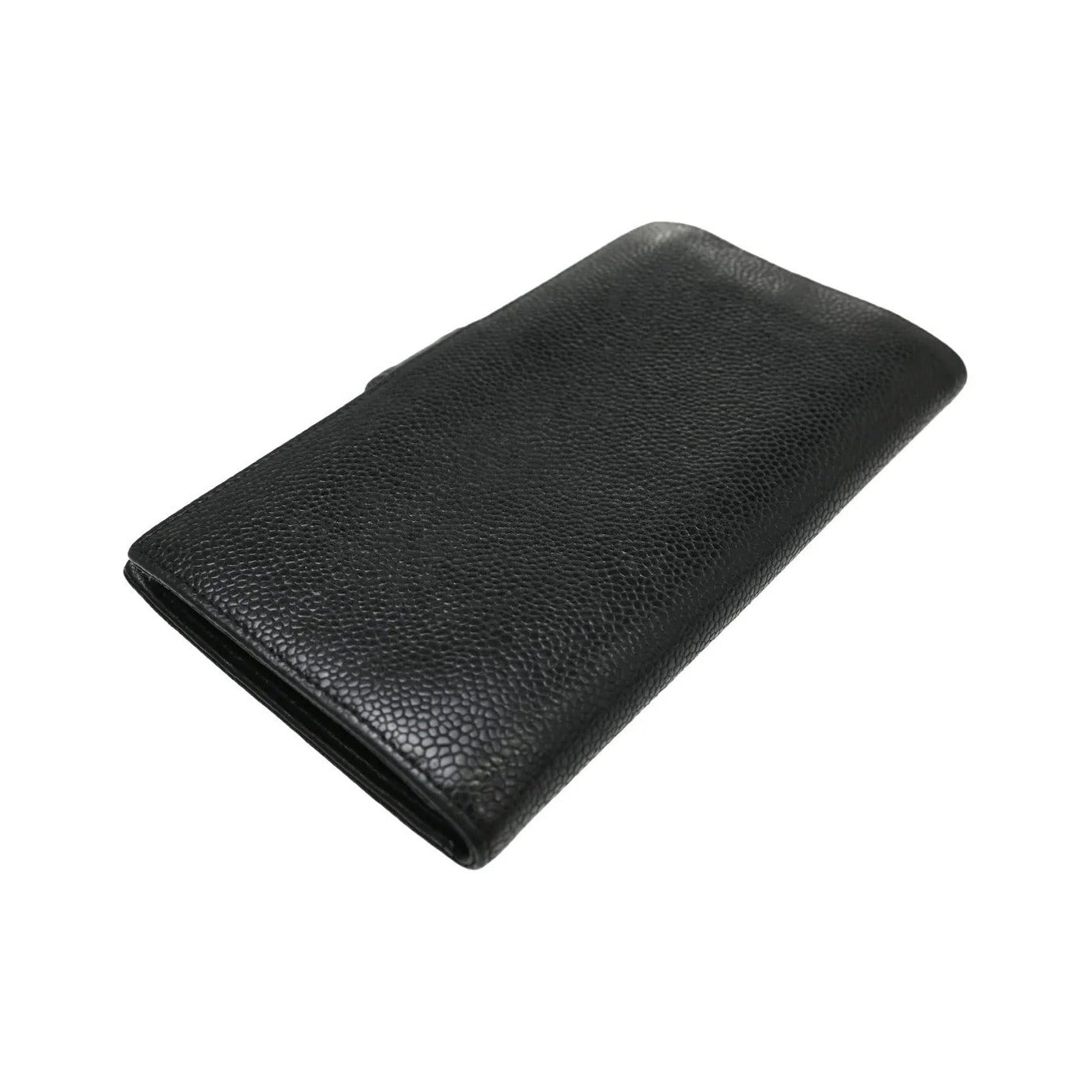 Chanel Timeless CC French Caviar, Black, Leather, Wallet