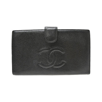 Chanel Timeless CC French Caviar, Black, Leather, Wallet