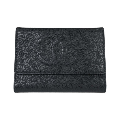 Chanel Timeless CC French Caviar, Black, Calfskin, Wallet