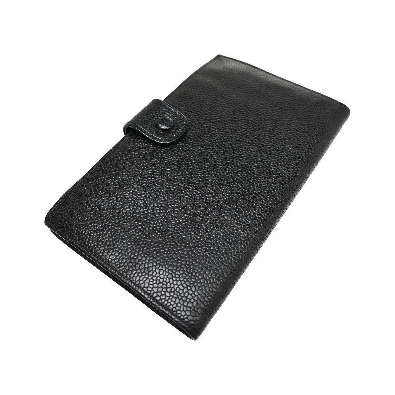 Chanel Timeless CC French Caviar, Black, Leather, Wallet