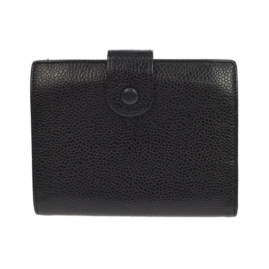 Chanel Timeless CC French Caviar, Black, Leather, Wallet