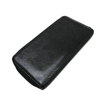 Chanel Timeless CC Zipped Calfskin, Black, Calfskin, Wallet