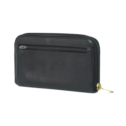 Chanel Timeless CC Zipped Caviar, Black, Leather, Wallet