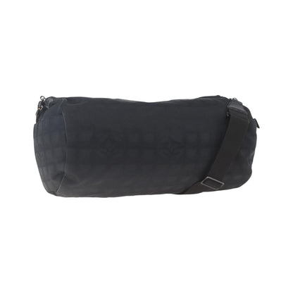 Chanel Travel Line Boston Nylon, Black, Nylon, Travel Bag