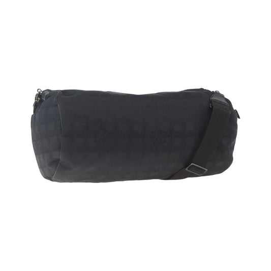 Chanel Travel Line Boston Nylon, Black, Nylon, Travel Bag