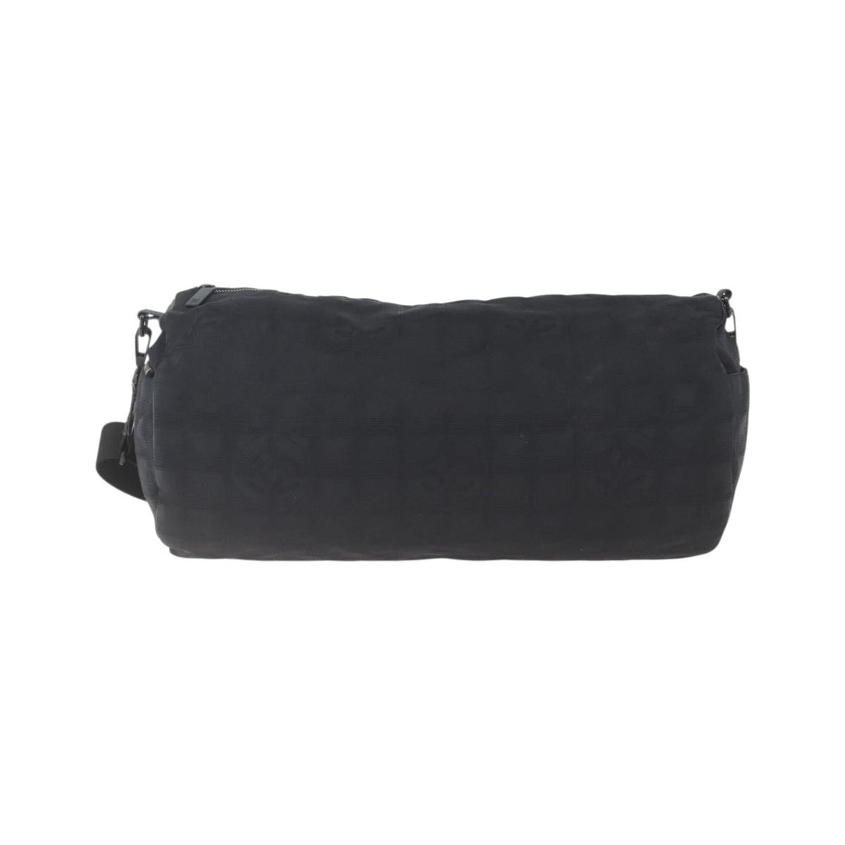 Chanel Travel Line Boston Nylon, Black, Nylon, Travel Bag