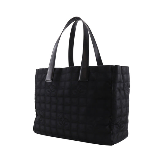 Chanel Travel Line Nylon, Black, Nylon, Tote Bag