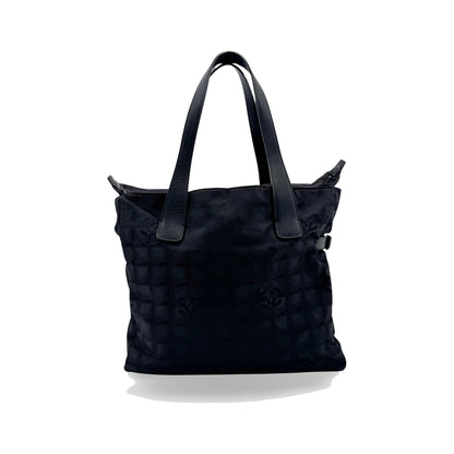 Chanel Travel Line Nylon, Black, Nylon, Tote Bag