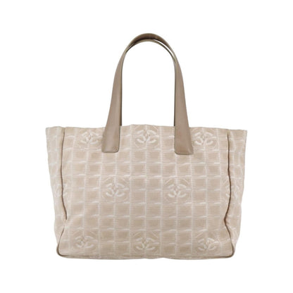 Chanel Travel Line Tote Nylon, Beige, Nylon, Tote bag