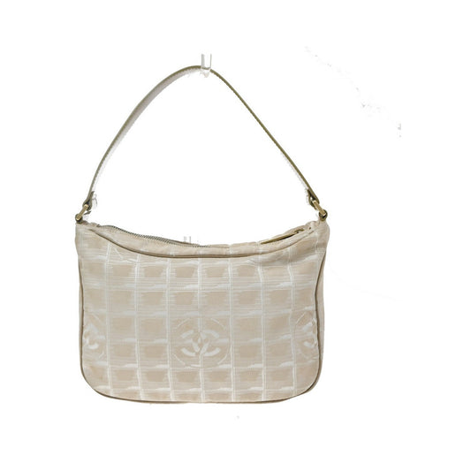 Chanel Travel Line Zip Hobo Nylon, Beige, Nylon, Travel Bag