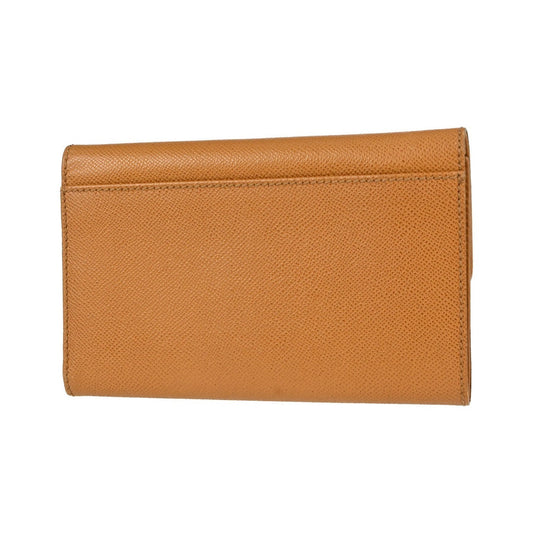 Chanel Trifold Caviar, Brown, Leather, Wallet