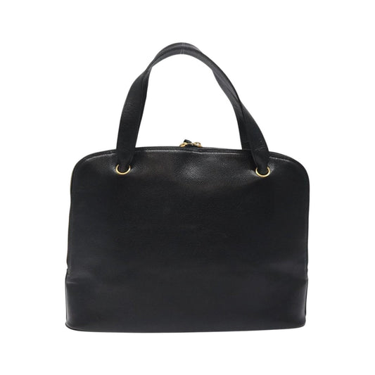 Chanel Vintage CC Dome Caviar, Black, Calfskin, Handbag