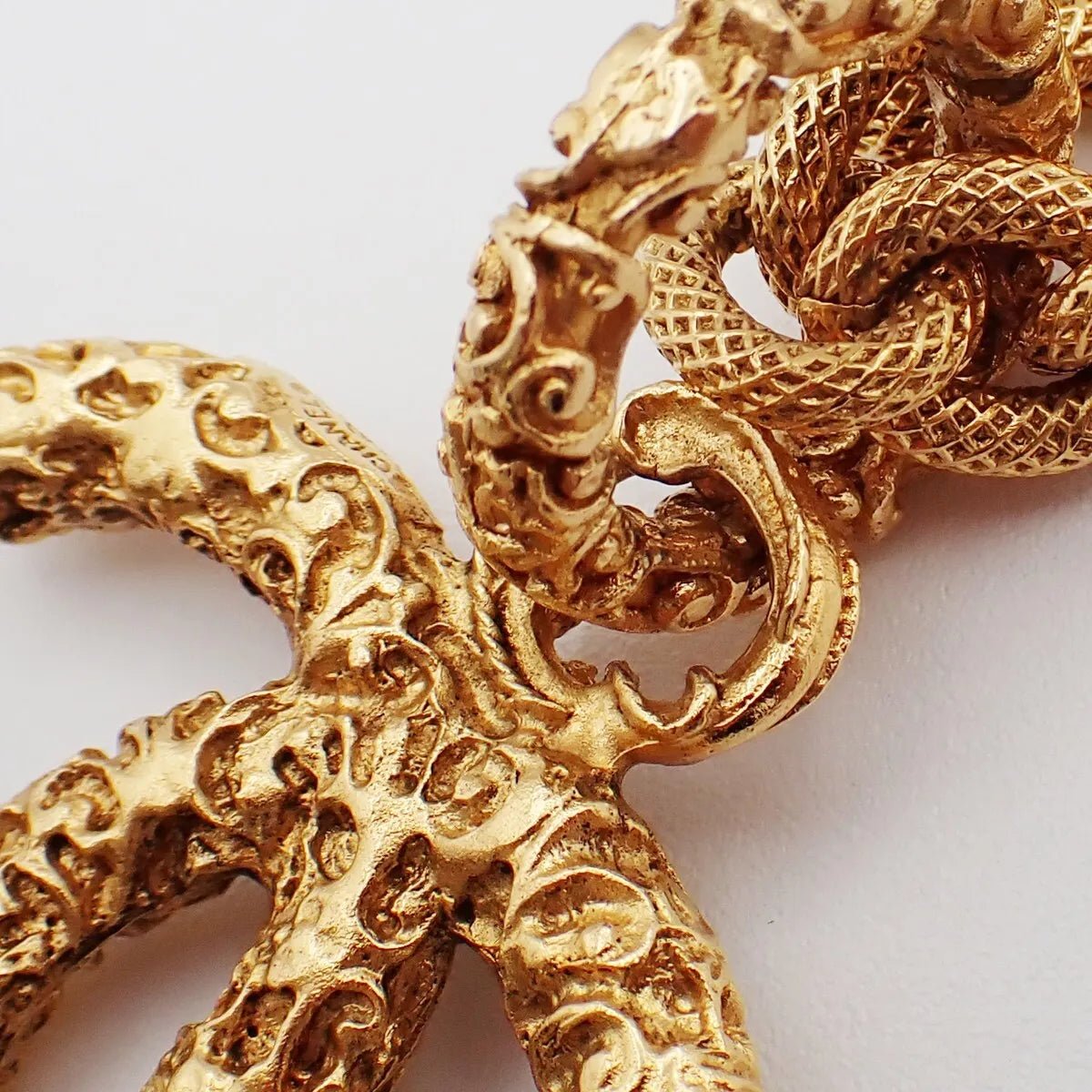 Chanel Vintage CC Logo Chain Charm Pendant - Brandsamsara