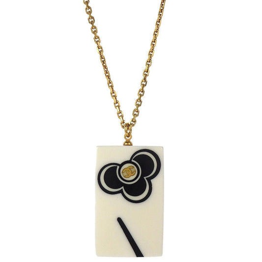 Chanel Vintage CC Rectangular Pendant Necklace - Brandsamsara