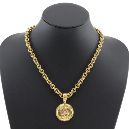 Chanel Vintage CC Round Pendant Long - Brandsamsara