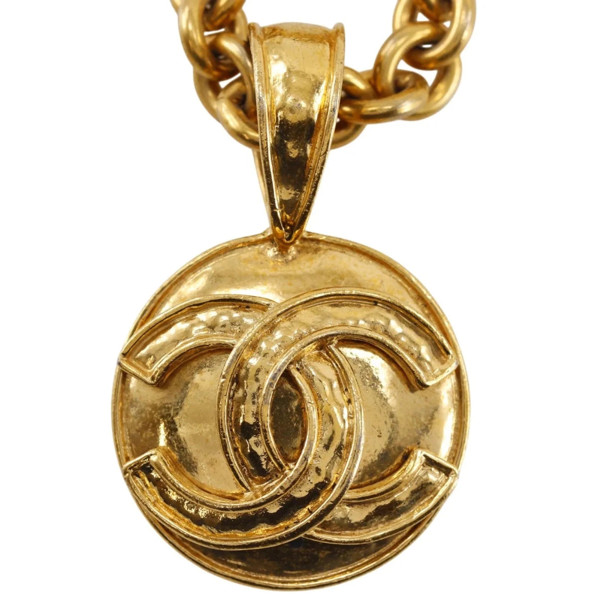 Chanel Vintage CC Round Pendant Long - Brandsamsara