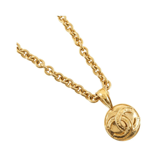Chanel Vintage CC Round Pendant Long - Brandsamsara