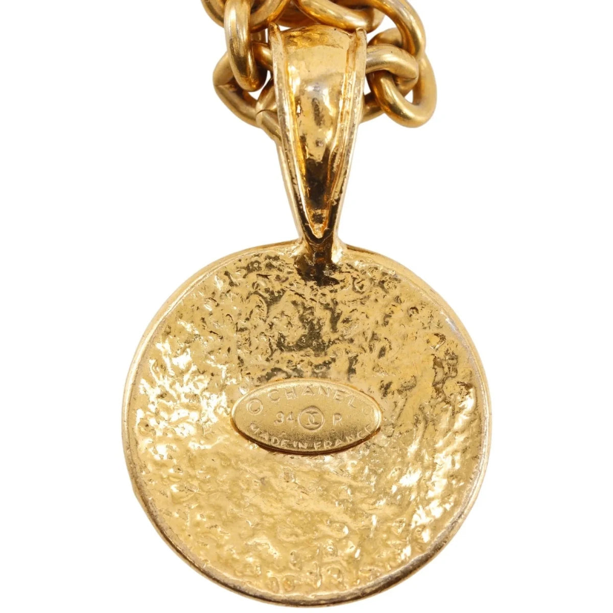 Chanel Vintage CC Round Pendant Long - Brandsamsara