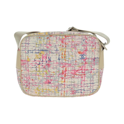 Chanel Vintage Clover Camera Printed Canvas, Multicolour, Canvas, Shoulder Bag