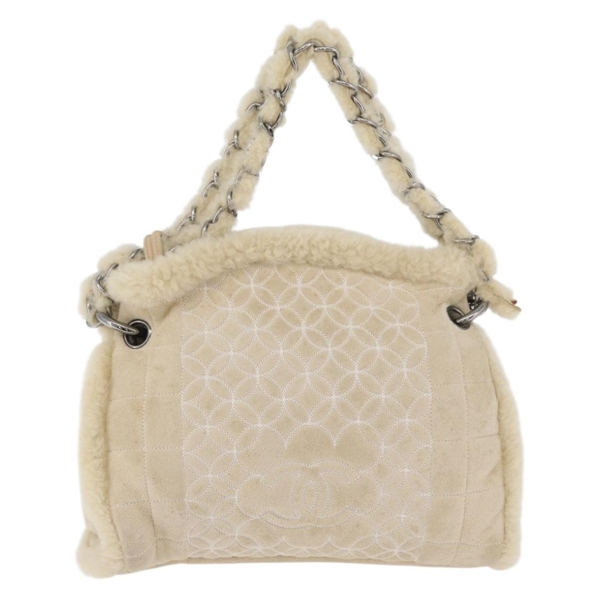 Chanel Vintage Embroidered CC Chain Tote - Brandsamsara