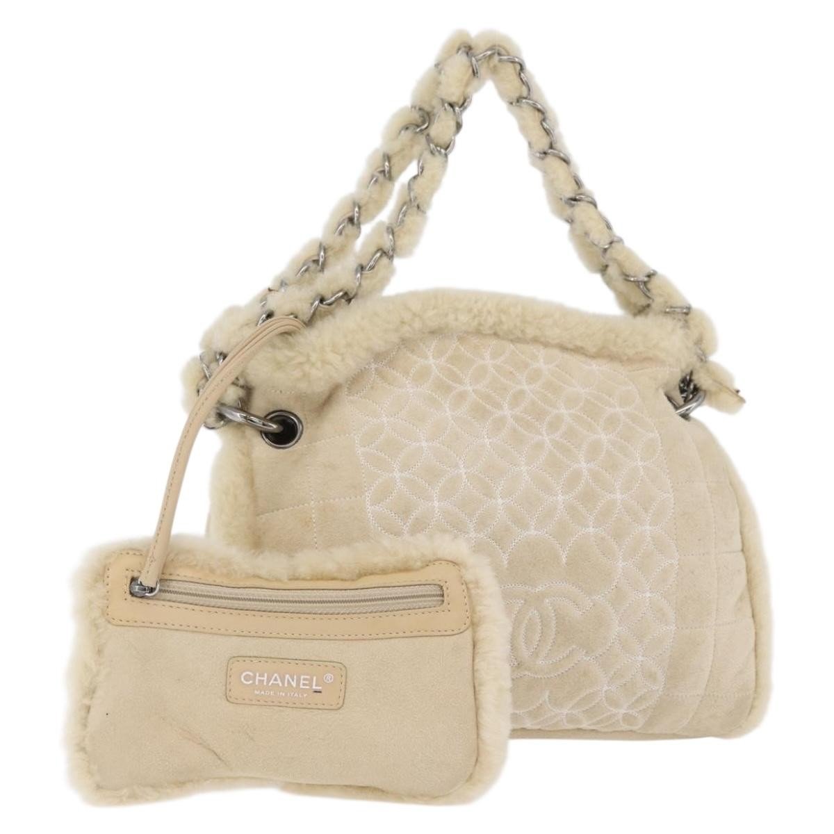 Chanel Vintage Embroidered CC Chain Tote - Brandsamsara
