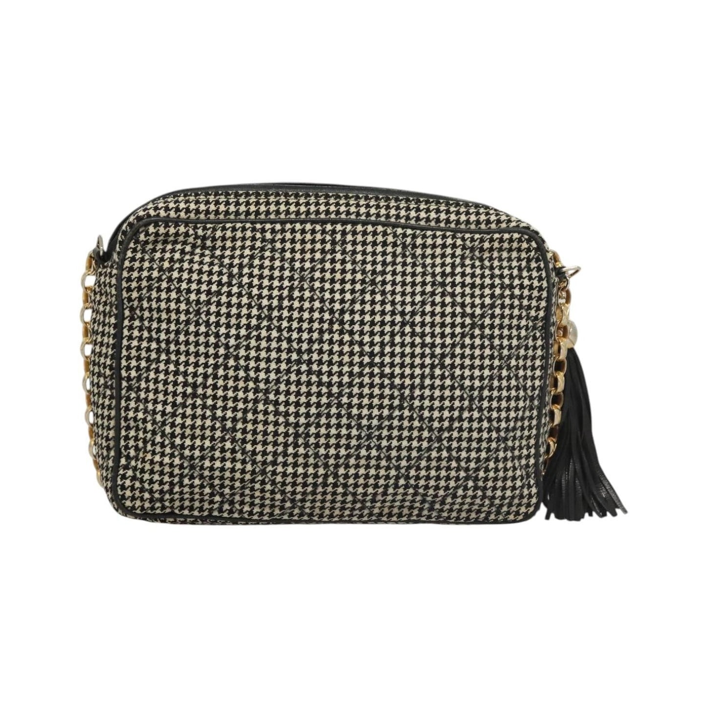Chanel Vintage Front Pocket Camera Canvas, White, Canvas, Shoulder Bag