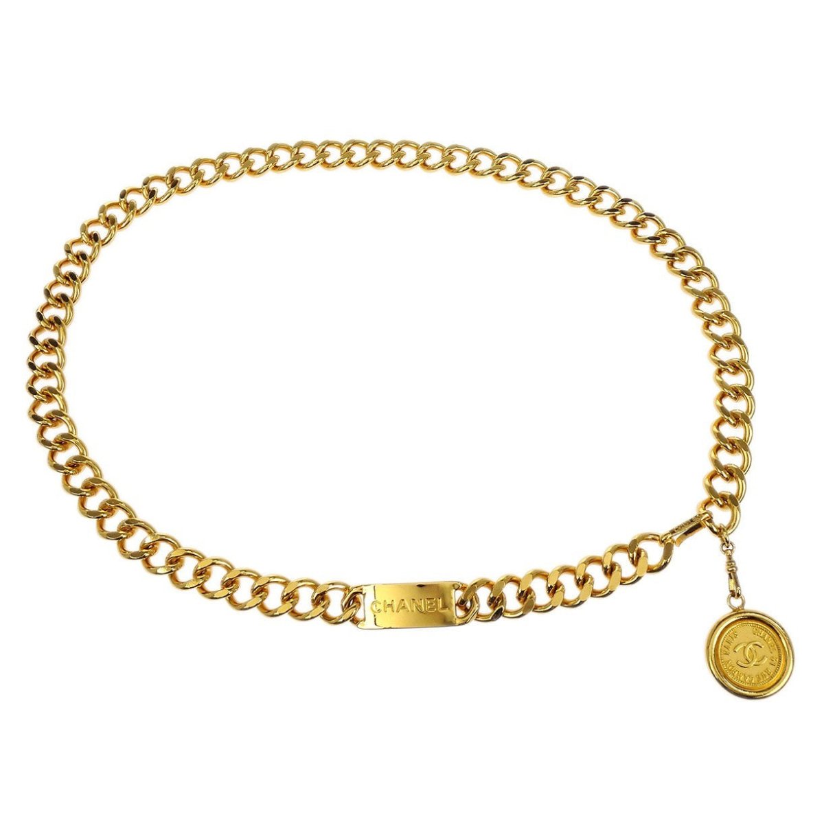 Chanel Vintage Medallion Chain Belt - Brandsamsara