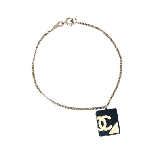 Chanel Vintage Rue Cambon Chain Charm Metal, Gold, Gold Plated, Bracelet