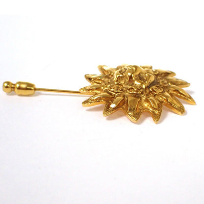 Chanel Vintage Sunburst Lion Head Brooch - Brandsamsara