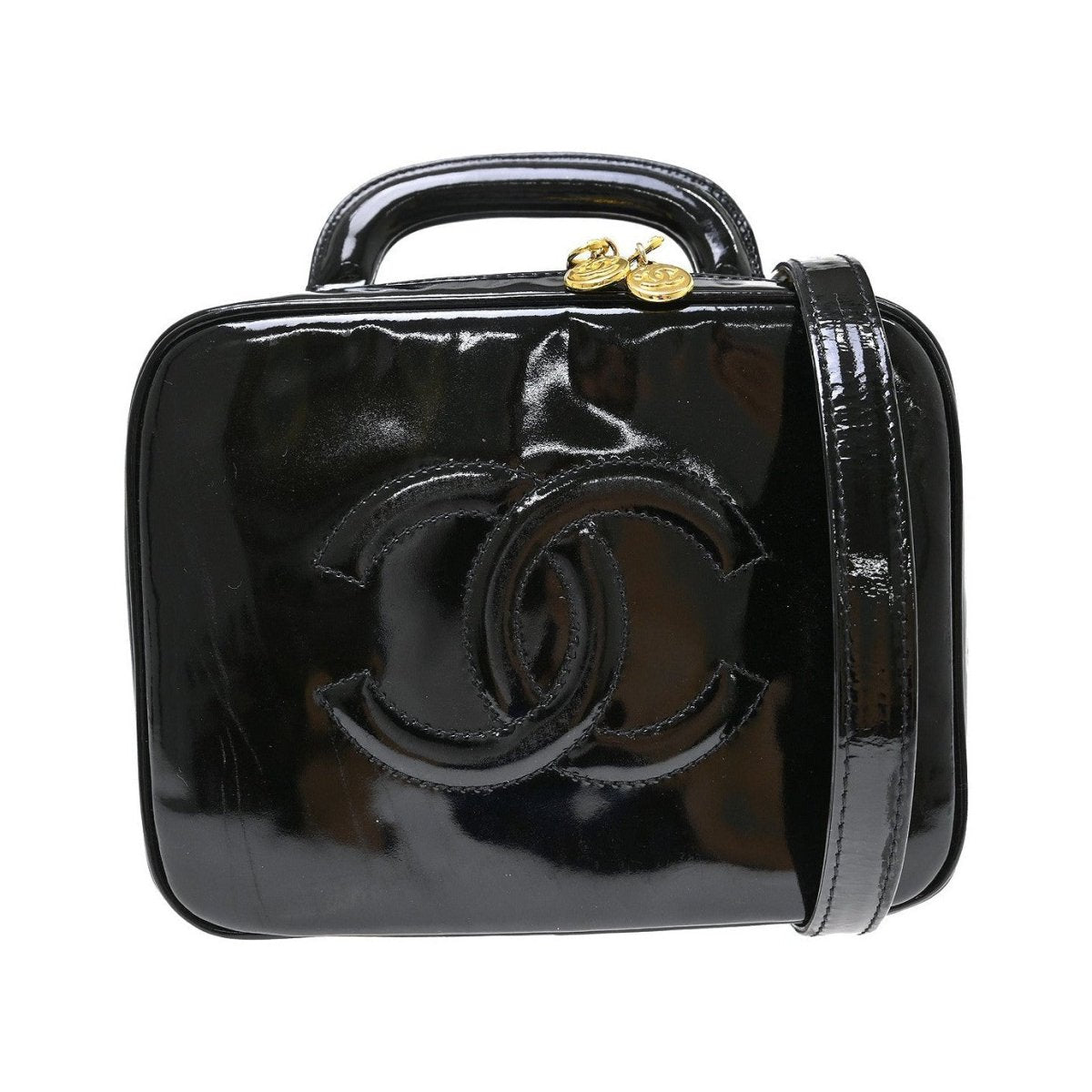 Chanel Vintage Timeless Zip Around Vanity Case - Brandsamsara