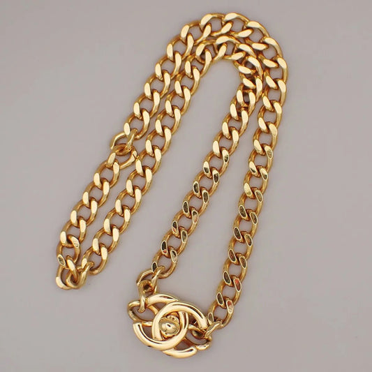 Chanel Vintage Turnlock Reissue Chain - Brandsamsara