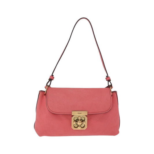 Chloe Elsie Satchel Leather, Pink, Leather, Shoulder Bag