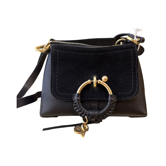 Chloe Faye Day Leather, Black, Leather, Handbag