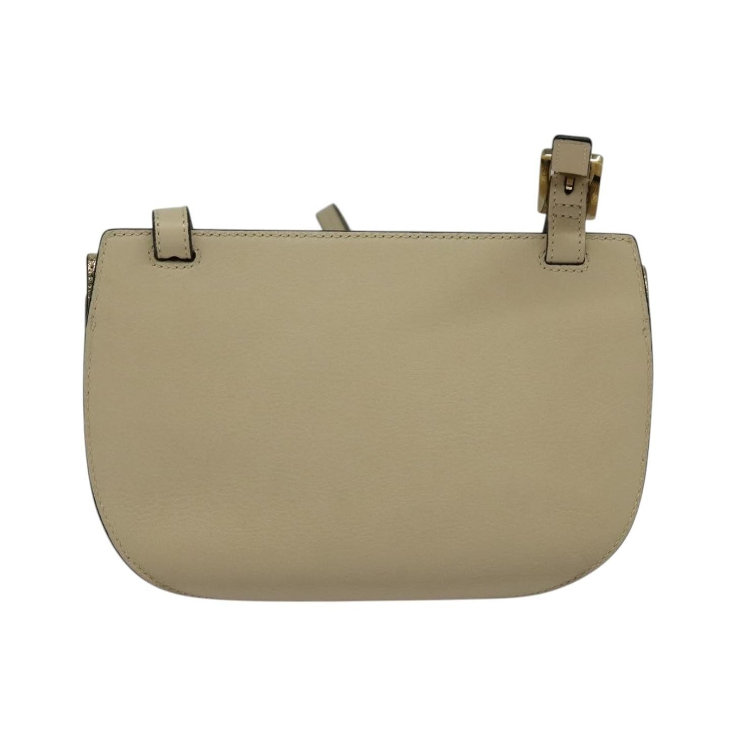 Chloe Georgia Leather, Gold, Leather, Shoulder Bag