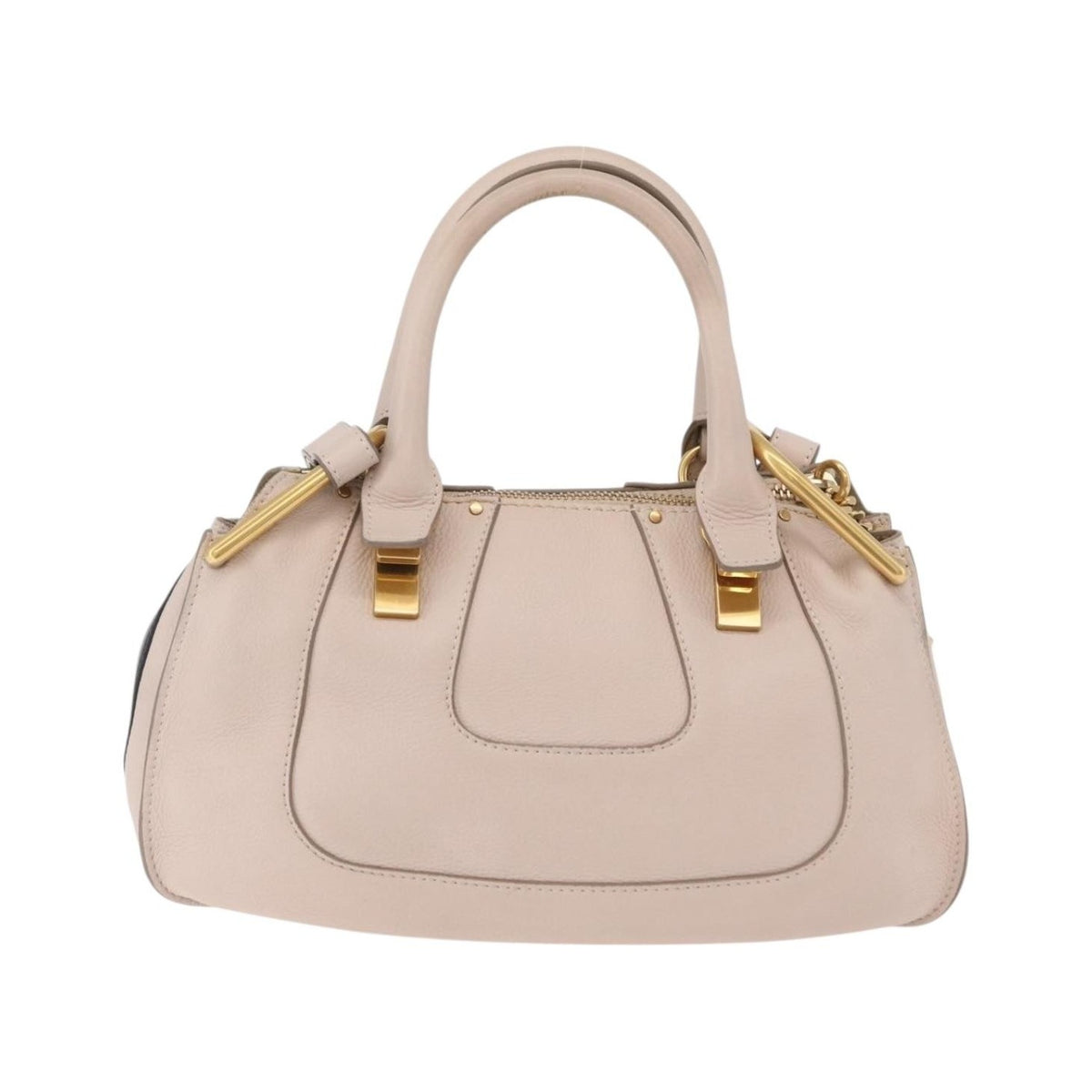 Chloe Hailey Leather, Beige, Leather, Handbag