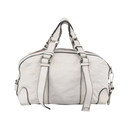 Chloe Handbag Leather, White, Leather, Handbag