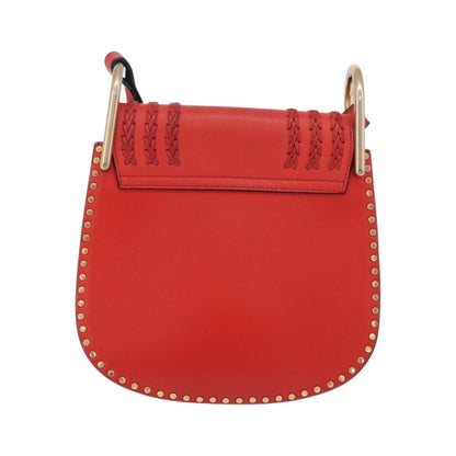 Chloe Hudson Whipstitch Leather, Red, Leather, Handbag
