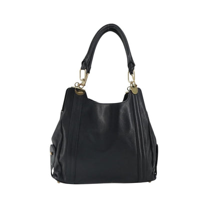 Chloe Irène Leather, Black, Leather, Tote Bag