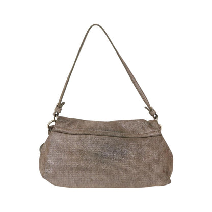Chloe Lily Canvas, Silver, Canvas, Handbag
