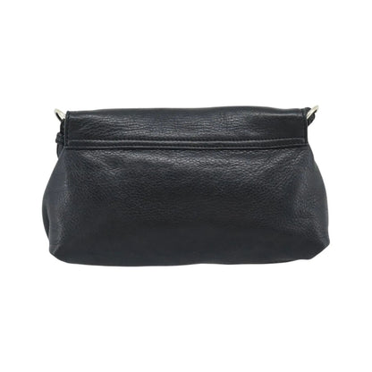 Chloe Lily Leather, Black, Leather, Shoulder Bag